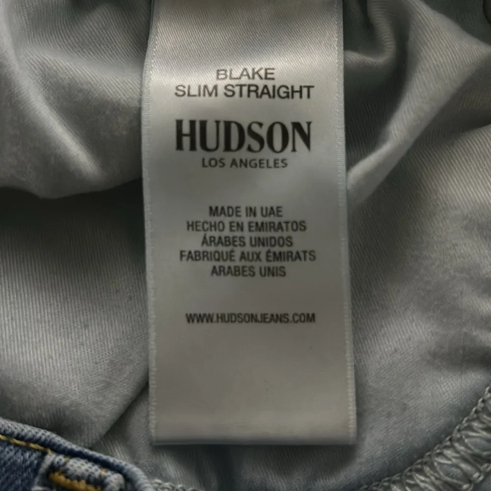 Hudson Slim Straight Men’s Jeans 31 - Picture 10 of 11